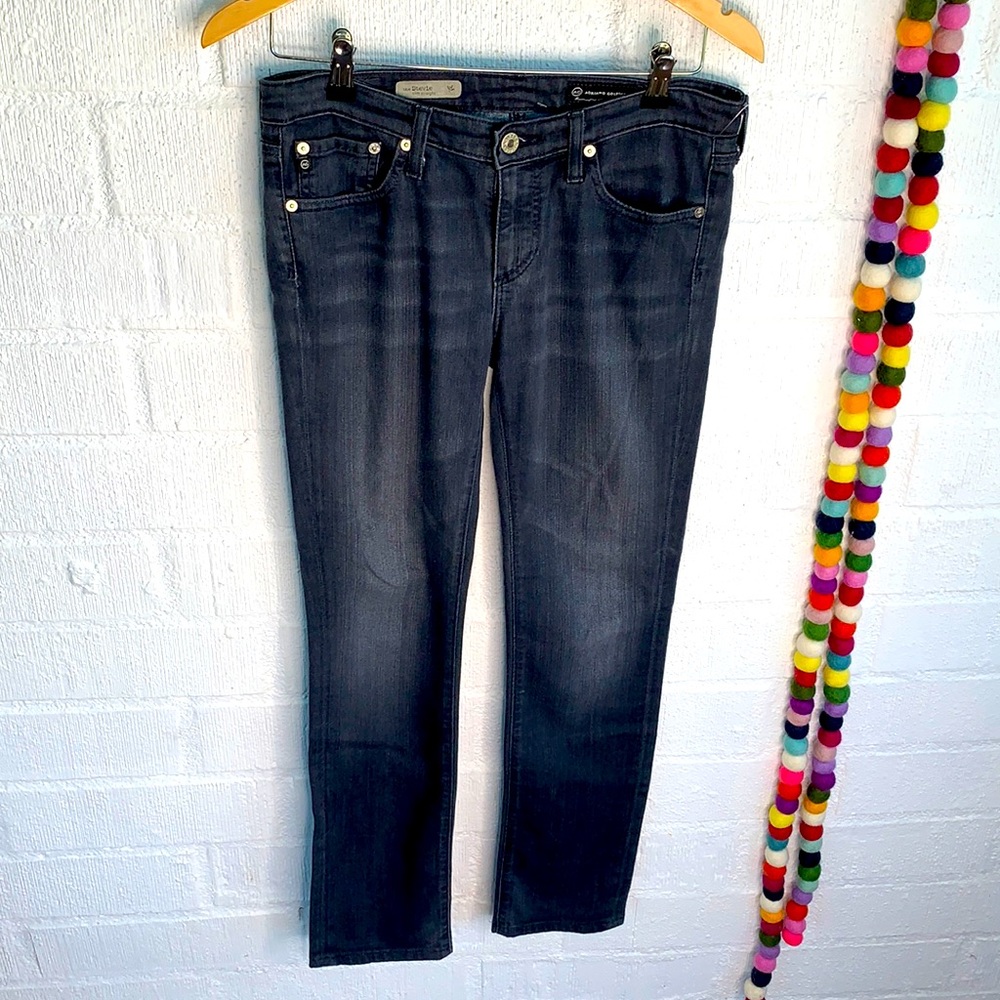 Ag Adriano Goldschmied The Stevie Slim Straight Denim Jeans Sz  27 R
